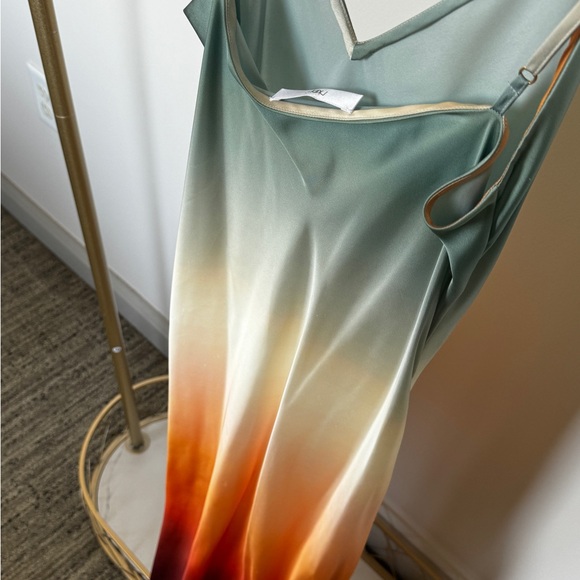 Fe Noel Bella Ombré Satin Midi Slip Dress - Picture 4 of 6